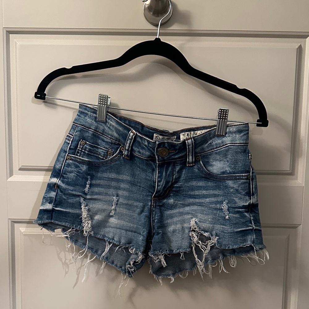 Distressed Denim Women Shorts